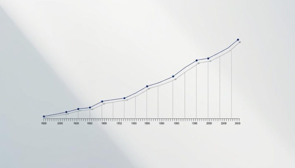 A detailed safety scores improvement graph set against a clean, professional backdrop. The graph's lines and axes are rendered in crisp, clear lines, with carefully considered shading and shadows to convey depth and dimensionality. The x-axis depicts a timeline, while the y-axis showcases the safety score improvements over time. The data points are plotted with precision, and the overall visualization has a sleek, modern aesthetic that aligns with the subject of the article. Subtle lighting from an angle casts a sense of depth and solidity, highlighting the graph's key elements. The background is a muted, neutral tone that allows the graph to take center stage, creating a balanced and harmonious composition.